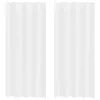  Függönyök függönyökkel 2 pcs Fehér 140 x 245 cm Poliészter