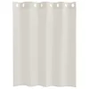  Függönyök függönyökkel 2 pcs Krémszínű 140 x 140 cm Poliészter