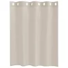  Függönyök függönyökkel 2 pcs Homok 140 x 140 cm Poliészter