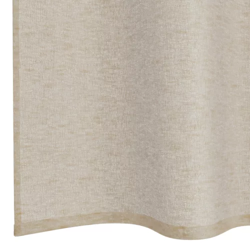  Függönyök függönyökkel 2 pcs Homok 140 x 140 cm Poliészter