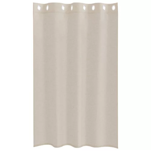  Függönyök függönyökkel 2 pcs Homok 140 x 175 cm Poliészter