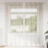  Függönyök függönyökkel 2 pcs Homok 140 x 260 cm Poliészter