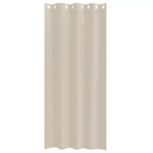  Függönyök függönyökkel 2 pcs Homok 140 x 260 cm Poliészter