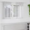  Függönyök 2 pcs Világosszürke 140 x 140 cm Poliészter