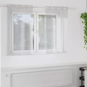  Függönyök 2 pcs Világosszürke 140 x 140 cm Poliészter
