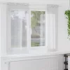  Függönyök 2 pcs Világosszürke 140 x 175 cm Poliészter