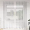  Függönyök 2 pcs Világosszürke 140 x 225 cm Poliészter