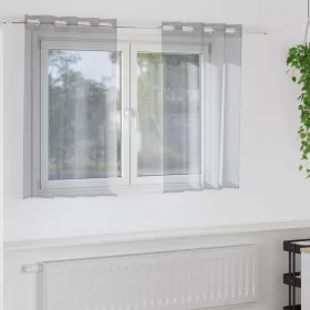  Függönyök 2 pcs Sötétszürke 140 x 140 cm Poliészter