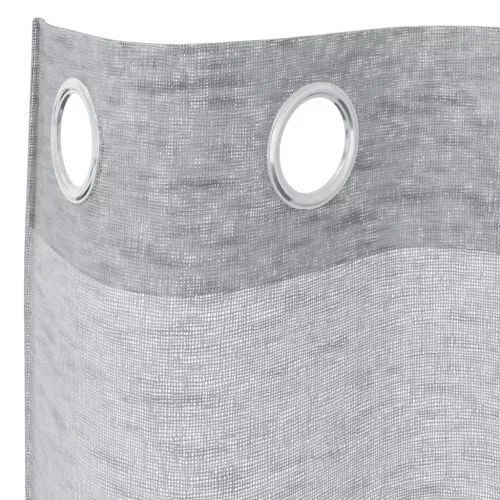 Függönyök 2 pcs Sötétszürke 140 x 175 cm Poliészter