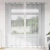  Függönyök 2 pcs Sötétszürke 140 x 260 cm Poliészter