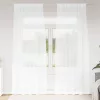  Függönyök függönyökkel 2 pcs Fehér 140 x 245 cm Poliészter
