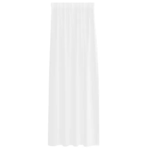  Függönyök függönyökkel 2 pcs Fehér 140 x 245 cm Poliészter