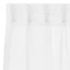  Függönyök függönyökkel 2 pcs Fehér 140 x 260 cm Poliészter