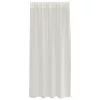  Függönyök függönyökkel 2 pcs Krémszínű 140 x 175 cm Poliészter