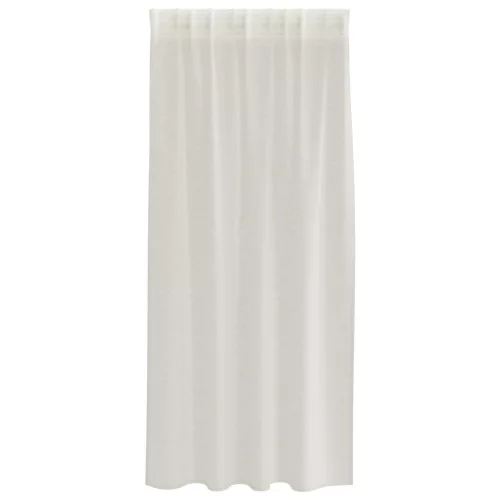  Függönyök függönyökkel 2 pcs Krémszínű 140 x 175 cm Poliészter