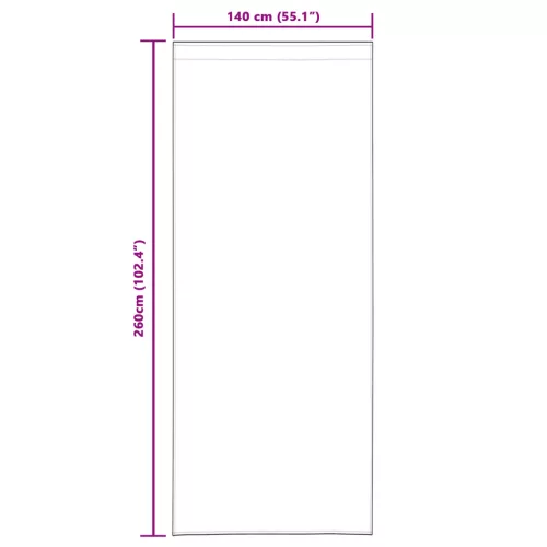 Függönyök 2 pcs Világosszürke 140 x 260 cm Poliészter