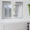  Függönyök 2 pcs Sötétszürke 140 x 140 cm Poliészter