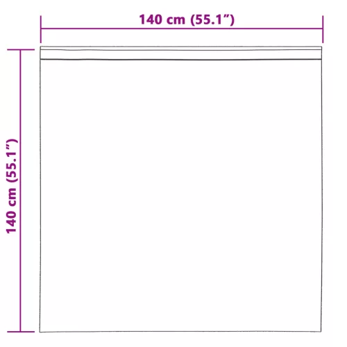  Függönyök 2 pcs Sötétszürke 140 x 140 cm Poliészter