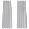  Függönyök 2 pcs Sötétszürke 140 x 225 cm Poliészter