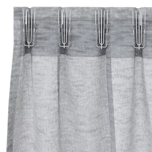  Függönyök 2 pcs Sötétszürke 140 x 225 cm Poliészter