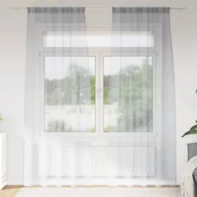  Függönyök 2 pcs Sötétszürke 140 x 260 cm Poliészter
