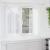  Függönyök függönyökkel 2 pcs Fehér 140 x 175 cm Poliészter