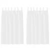  Függönyök függönyökkel 2 pcs Fehér 140 x 175 cm Poliészter