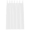  Függönyök függönyökkel 2 pcs Fehér 140 x 175 cm Poliészter