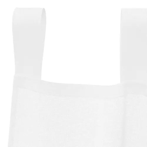  Függönyök függönyökkel 2 pcs Fehér 140 x 225 cm Poliészter