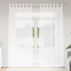  Függönyök függönyökkel 2 pcs Fehér 140 x 260 cm Poliészter
