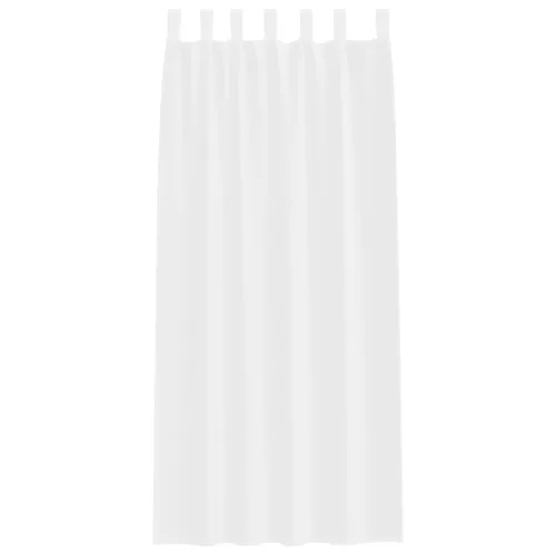  Függönyök függönyökkel 2 pcs Fehér 140 x 260 cm Poliészter