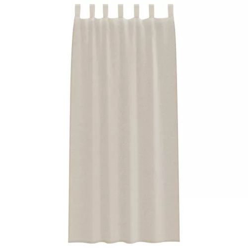  Függönyök függönyökkel 2 pcs Homok 140 x 245 cm Poliészter