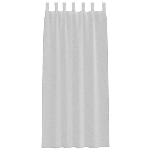  Függönyök 2 pcs Világosszürke 140 x 225 cm Poliészter