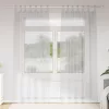  Függönyök 2 pcs Világosszürke 140 x 245 cm Poliészter