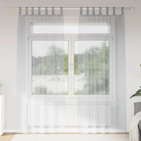  Függönyök 2 pcs Sötétszürke 140 x 245 cm Poliészter