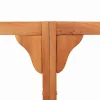  Fa pad Természetes 160 x 80 x 45cm Tömör Eukaliptusz Fa