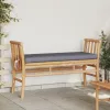  Kerti pad párnával, 110 cm Bambusz