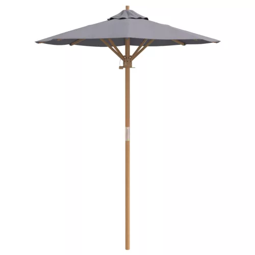  Kerti napernyő sötétszürke 150x210 cm bambuszból