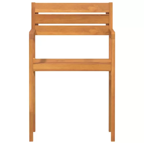  2 db tömör akácfa kerti szék 50 x 53 x 80 cm