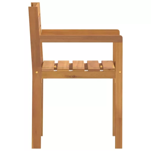  2 db tömör akácfa kerti szék 50 x 53 x 80 cm