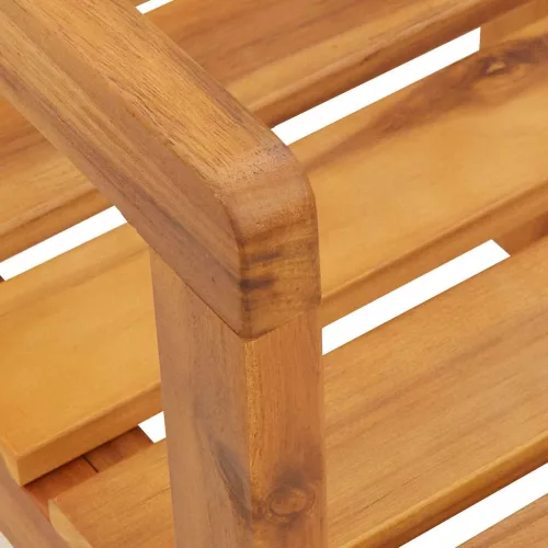  2 db tömör akácfa kerti szék 50 x 53 x 80 cm