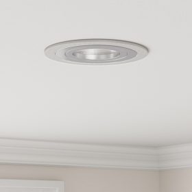  beépített spotlámpák 24 db kerek GU10 ezüst Ø91 mm