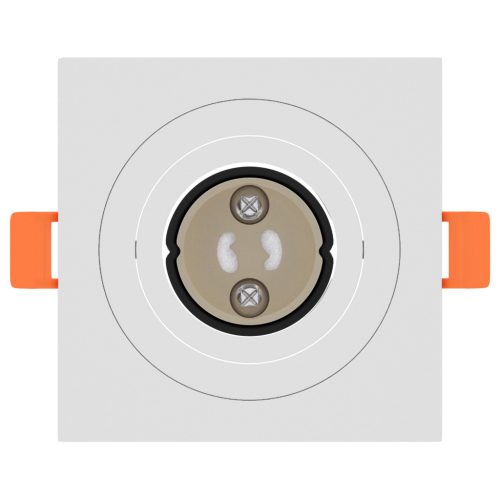  beépített reflektorok 12 db Négyzet GU10 Fehér 91x91 mm