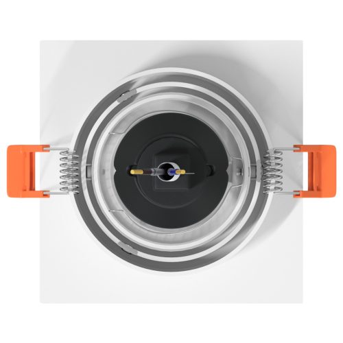  Beépített reflektorok 24 db Négyzet GU10 Fehér 91x91 mm