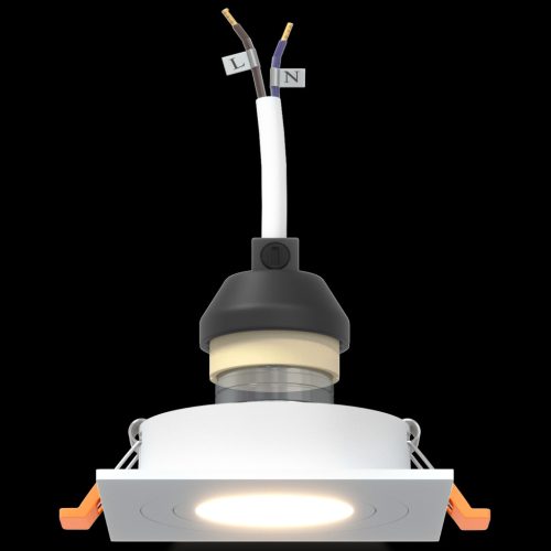  Beépített reflektorok 24 db Négyzet GU10 Fehér 91x91 mm