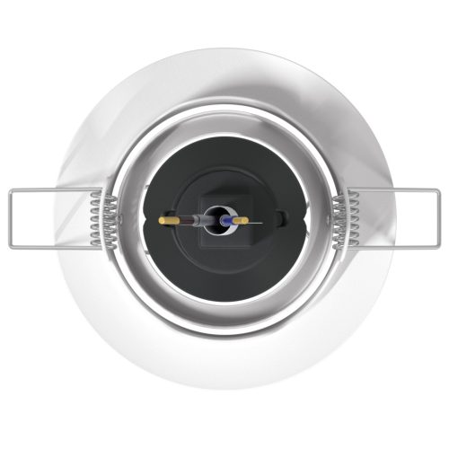  Beépített Spotlámpák 12 db Kerek GU10 Fehér Ø90 mm Acél