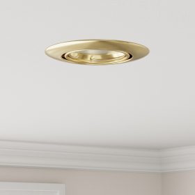    Beépített Spotlámpák 24 db Kerek GU10 Arany Ø90 mm Acél