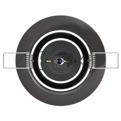  Beépített Spotlámpák 6 db Kör GU10 Réz Ø90 mm Acél