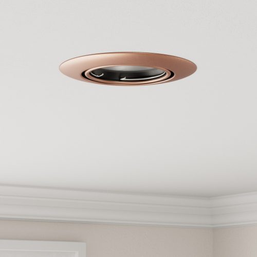  Beépített Spotlámpák 12 db Kerek GU10 Réz Ø90 mm Acél