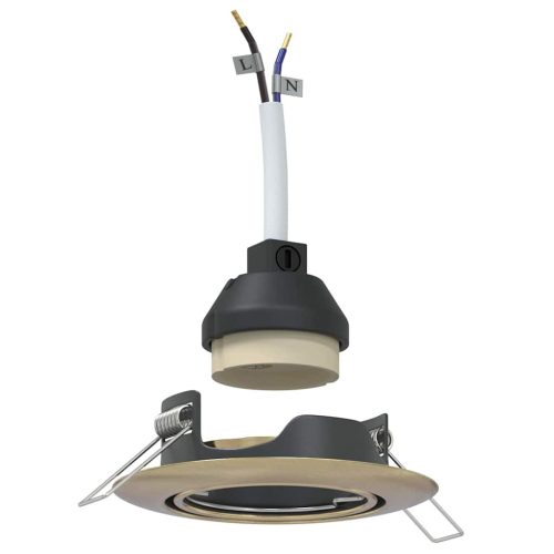  Spotlámpa 6 pcs Bronz 9 x 9 x 2.5 cm Fém